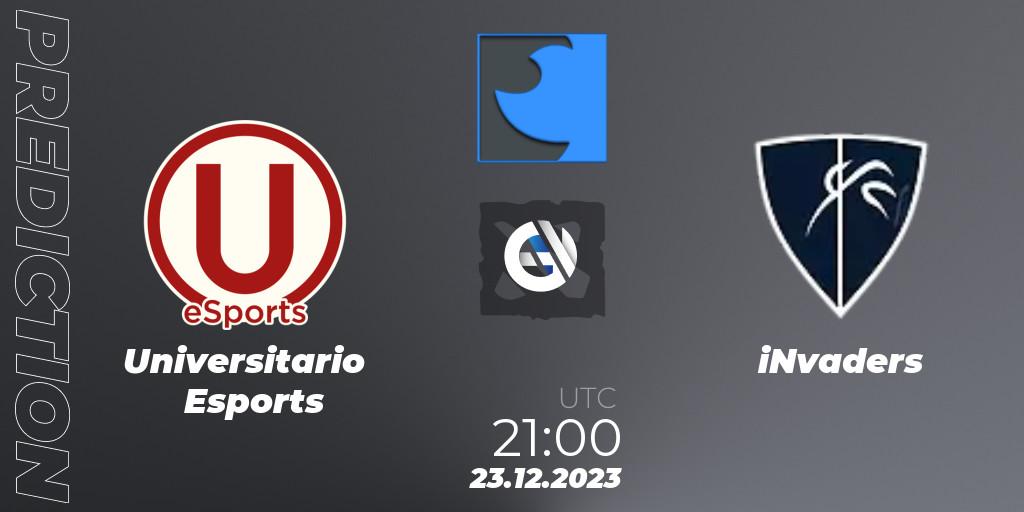 Pronósticos Universitario Esports - iNvaders. 23.12.2023 at 21:00. FastInvitational DotaPRO Season 2 - Dota 2