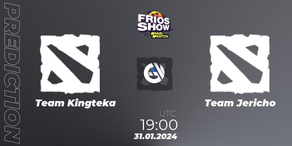 Pronósticos Team Kingteka - Team Jericho. 31.01.2024 at 21:30. Frios Show 2 - Dota 2