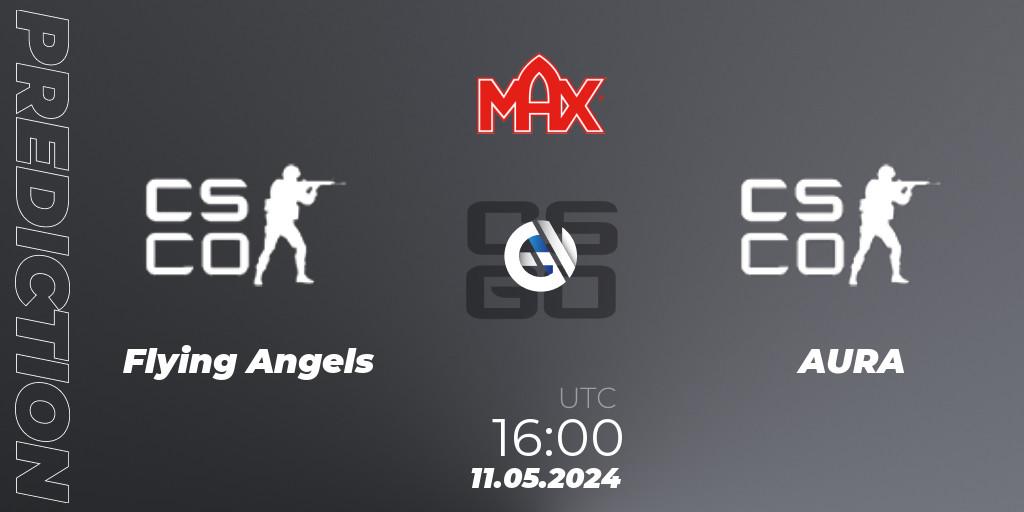 Pronósticos Flying Angels - AURA. 11.05.2024 at 16:00. MAX Skills Tournament - Counter-Strike (CS2)