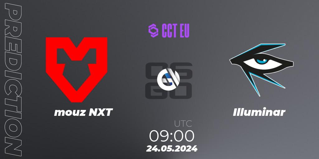 Pronósticos mouz NXT - Illuminar. 24.05.2024 at 09:00. CCT Season 2 Europe Series 4 - Counter-Strike (CS2)