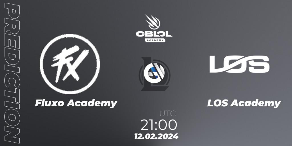 Pronósticos Fluxo Academy - LOS Academy. 12.02.2024 at 22:00. CBLOL Academy Split 1 2024 - LoL