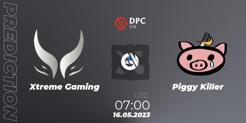 Pronósticos Xtreme Gaming - Piggy Killer. 16.05.23. DPC 2023 Tour 3: CN Division I (Upper) - Dota 2