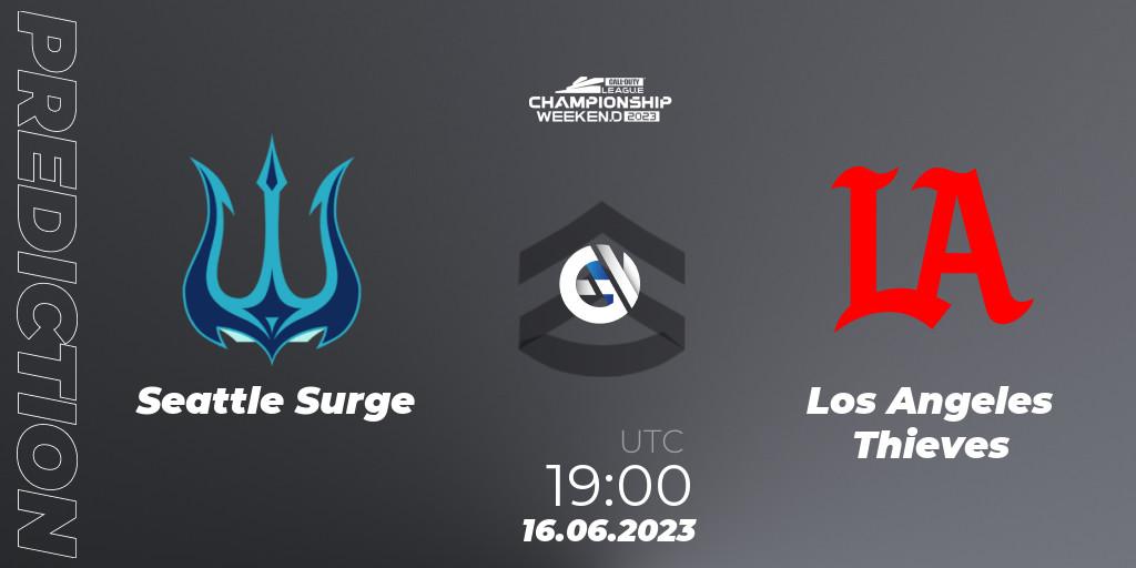 Pronósticos Seattle Surge - Los Angeles Thieves. 16.06.2023 at 19:00. Call of Duty League Championship 2023 - Call of Duty