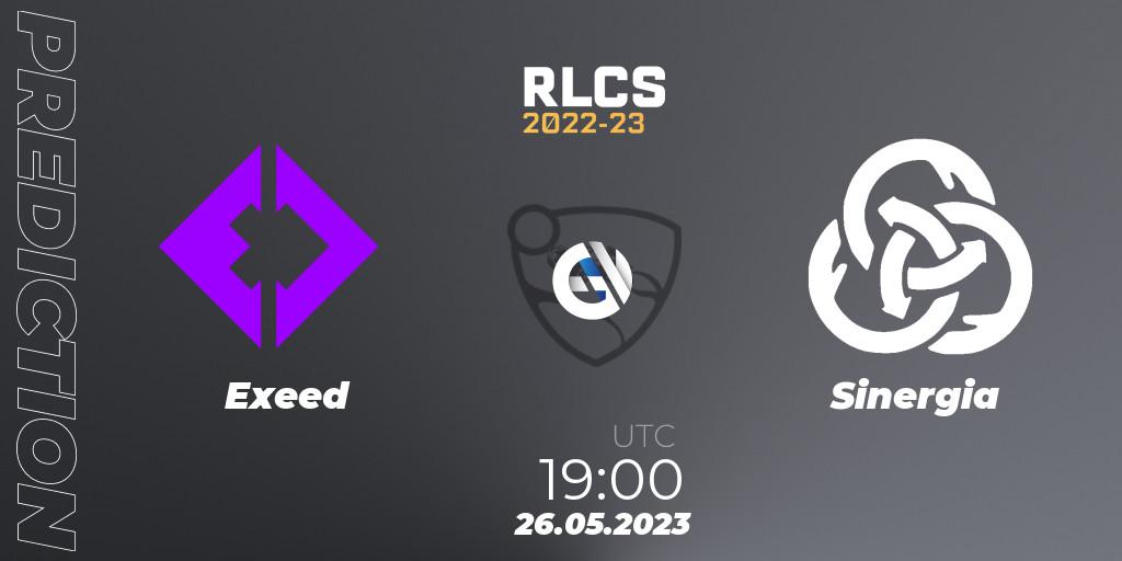 Pronósticos Exeed - Sinergia. 26.05.23. RLCS 2022-23 - Spring: South America Regional 2 - Spring Cup - Rocket League