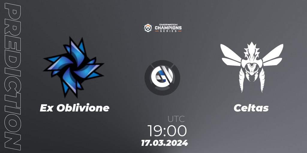 Pronósticos Ex Oblivione - Celtas. 17.03.24. Overwatch Champions Series 2024 - EMEA Stage 1 Group Stage - Overwatch