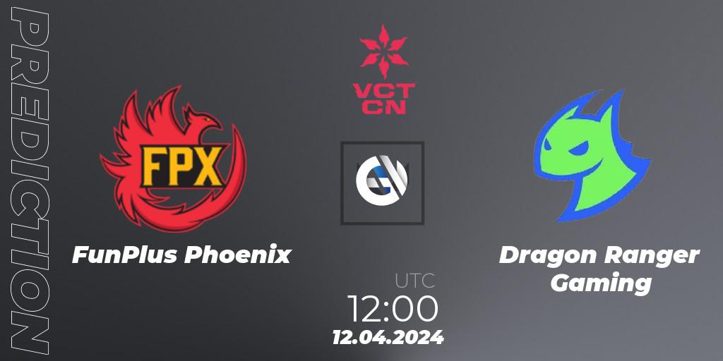 Pronósticos FunPlus Phoenix - Dragon Ranger Gaming. 12.04.24. VALORANT Champions Tour China 2024: Stage 1 - Group Stage - VALORANT