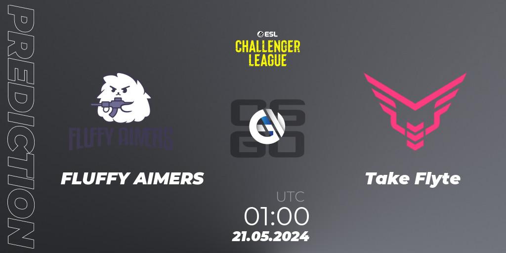 Pronósticos FLUFFY AIMERS - Take Flyte. 21.05.2024 at 00:00. ESL Challenger League Season 47: North America - Counter-Strike (CS2)