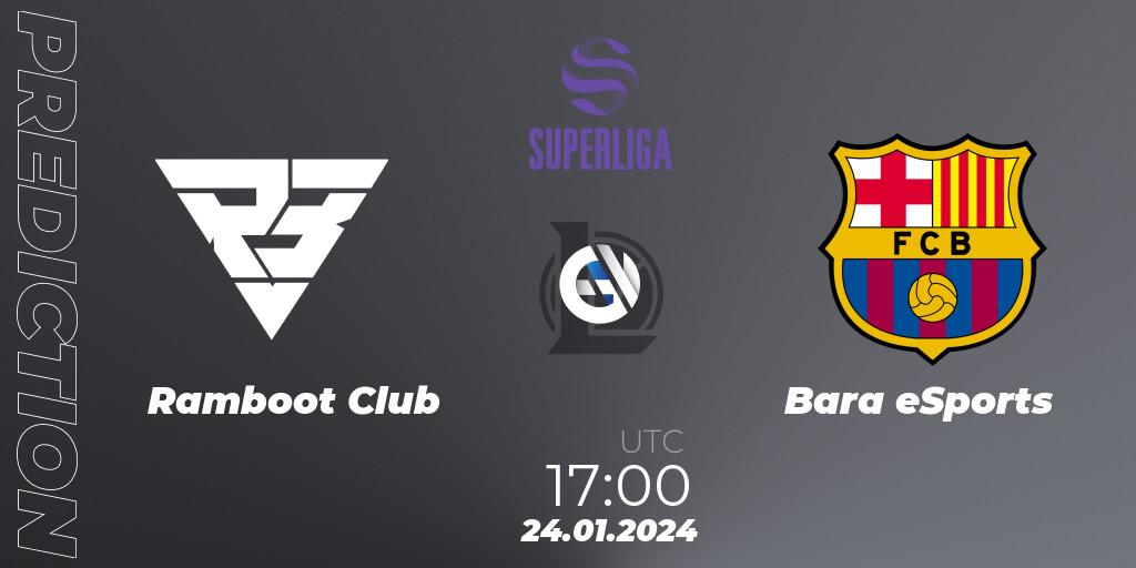 Pronósticos Ramboot Club - Barça eSports. 24.01.2024 at 17:00. Superliga Spring 2024 - Group Stage - LoL