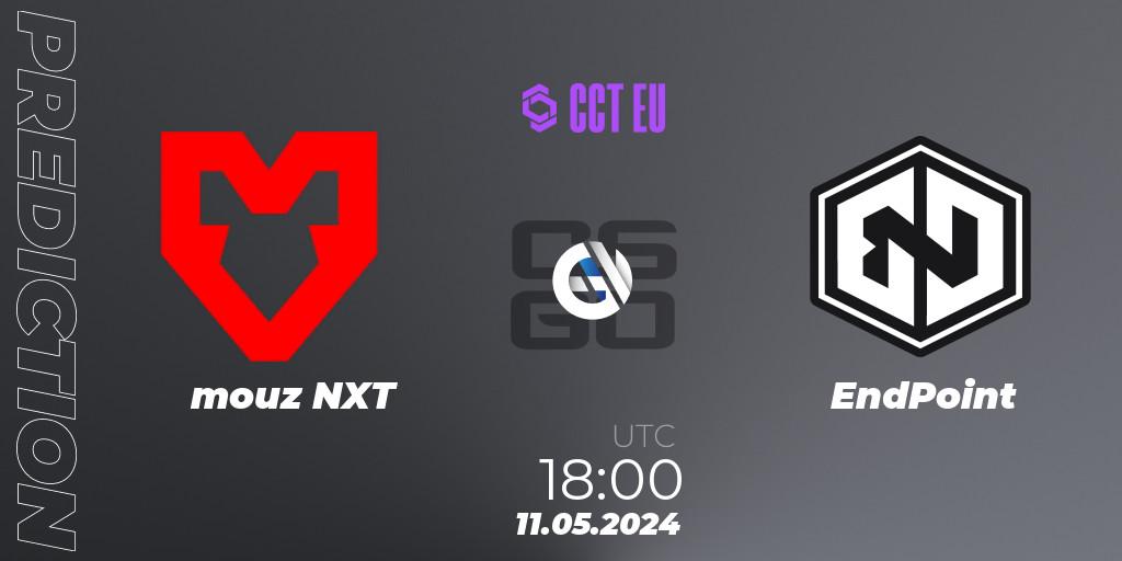 Pronósticos mouz NXT - EndPoint. 11.05.2024 at 18:15. CCT Season 2 Europe Series 2 - Counter-Strike (CS2)