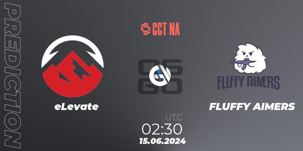 Pronósticos eLevate - FLUFFY AIMERS. 15.06.2024 at 02:30. CCT Season 2 North American Series #1 - Counter-Strike (CS2)