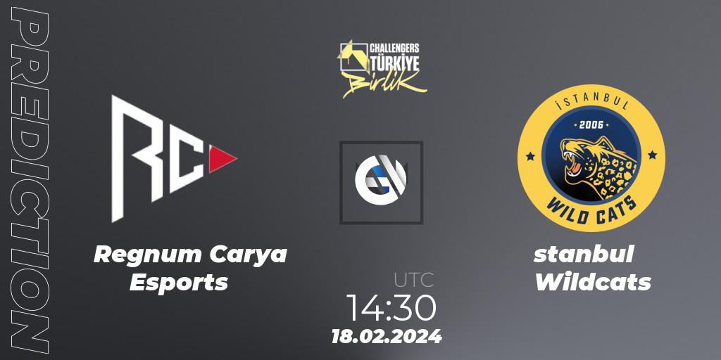 Pronósticos Regnum Carya Esports - İstanbul Wildcats. 18.02.2024 at 14:40. VALORANT Challengers 2024 Turkey: Birlik Split 1 - VALORANT