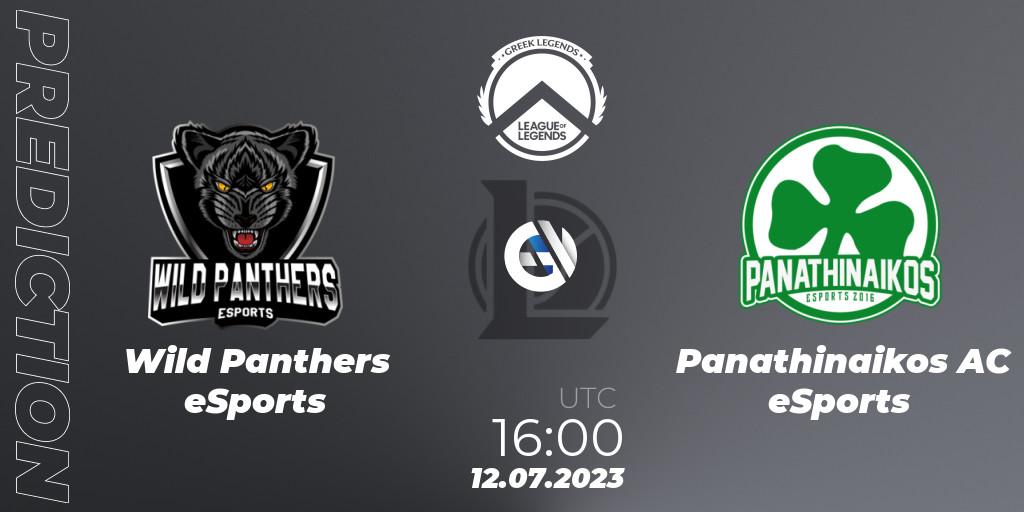 Pronósticos Wild Panthers eSports - Panathinaikos AC eSports. 12.07.23. Greek Legends League Summer 2023 - LoL