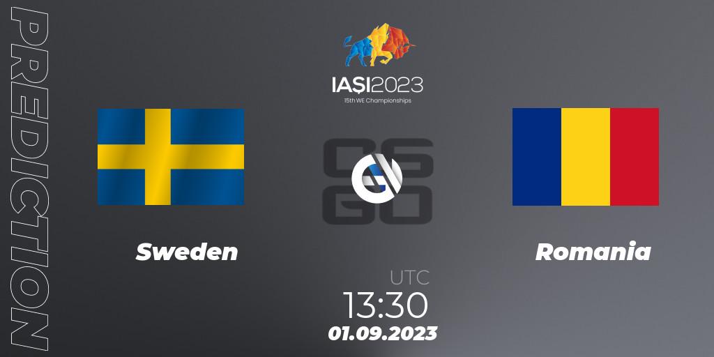 Pronósticos Sweden - Romania. 01.09.2023 at 13:45. IESF World Esports Championship 2023 - Counter-Strike (CS2)