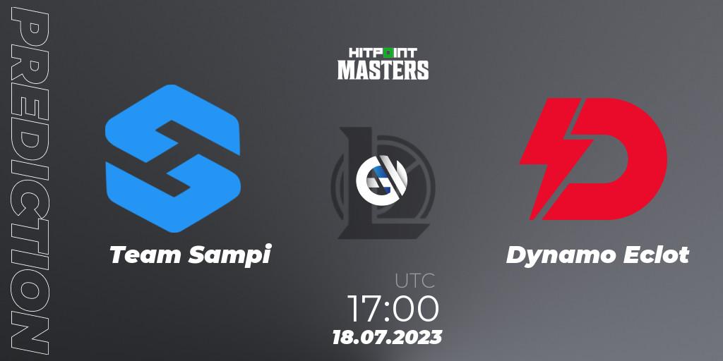 Pronósticos Team Sampi - Dynamo Eclot. 23.06.23. Hitpoint Masters Summer 2023 - Group Stage - LoL