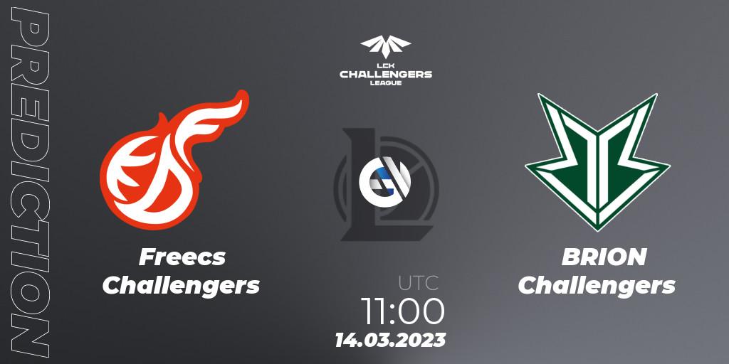 Pronósticos Freecs Challengers - BRION Challengers. 14.03.2023 at 11:00. LCK Challengers League 2023 Spring - LoL