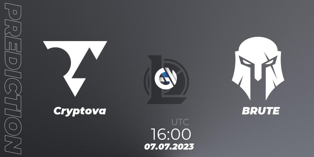 Pronósticos Cryptova - BRUTE. 13.06.23. Hitpoint Masters Summer 2023 - Group Stage - LoL