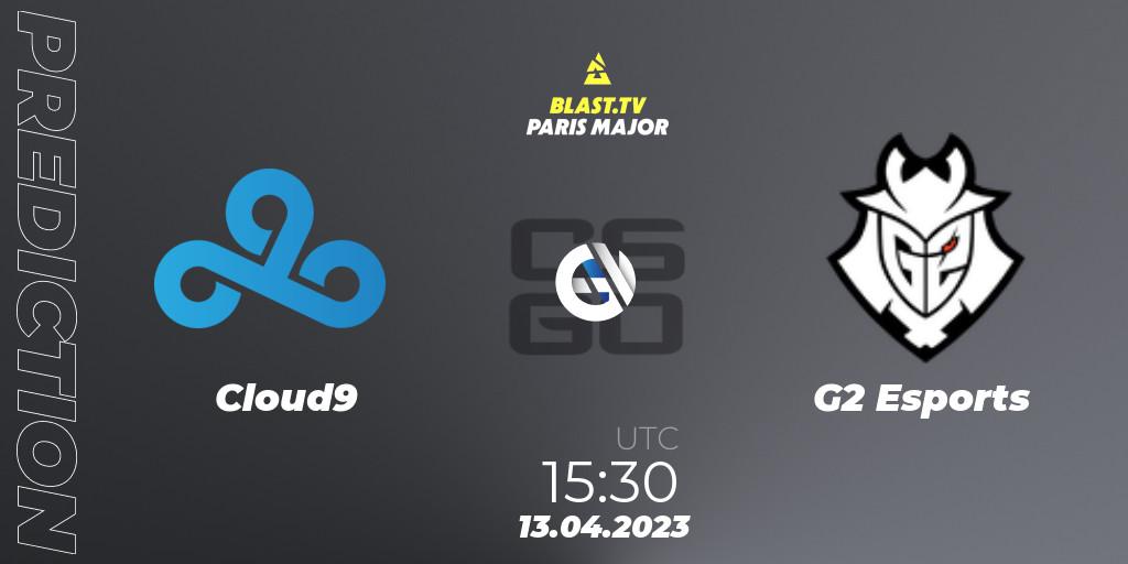 Pronósticos Cloud9 - G2 Esports. 13.04.23. BLAST.tv Paris Major 2023 Europe RMR B - CS2 (CS:GO)