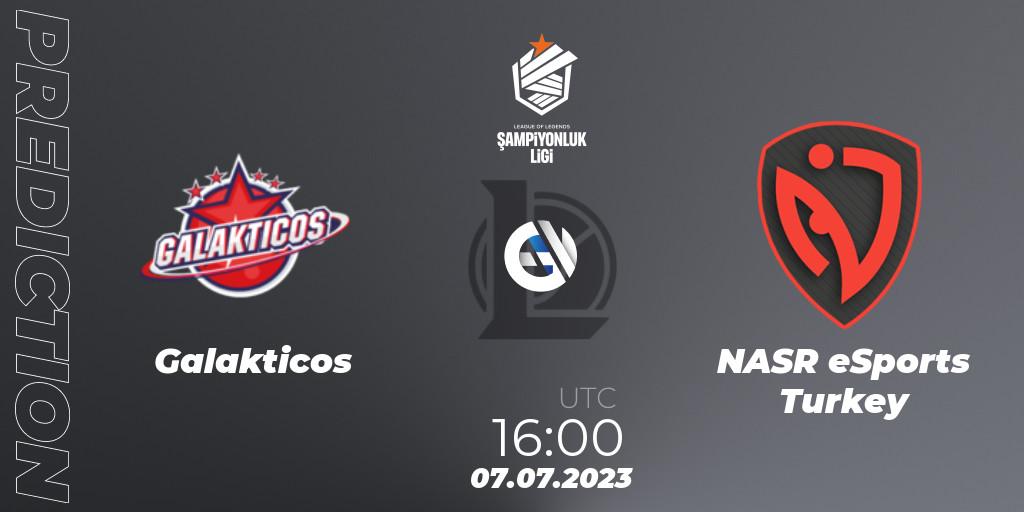 Pronósticos Galakticos - NASR eSports Turkey. 07.07.2023 at 16:00. TCL Summer 2023 - Group Stage - LoL