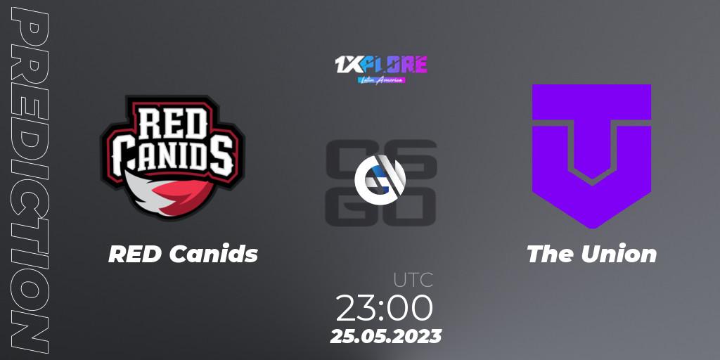 Pronósticos RED Canids - The Union. 25.05.2023 at 23:00. 1XPLORE Latin America Cup 1 - Counter-Strike (CS2)