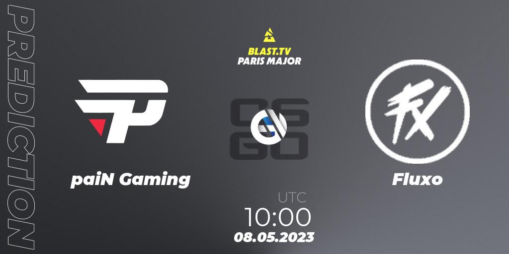Pronósticos paiN Gaming - Fluxo. 08.05.2023 at 09:45. BLAST Paris Major 2023 Challengers Stage - Counter-Strike (CS2)