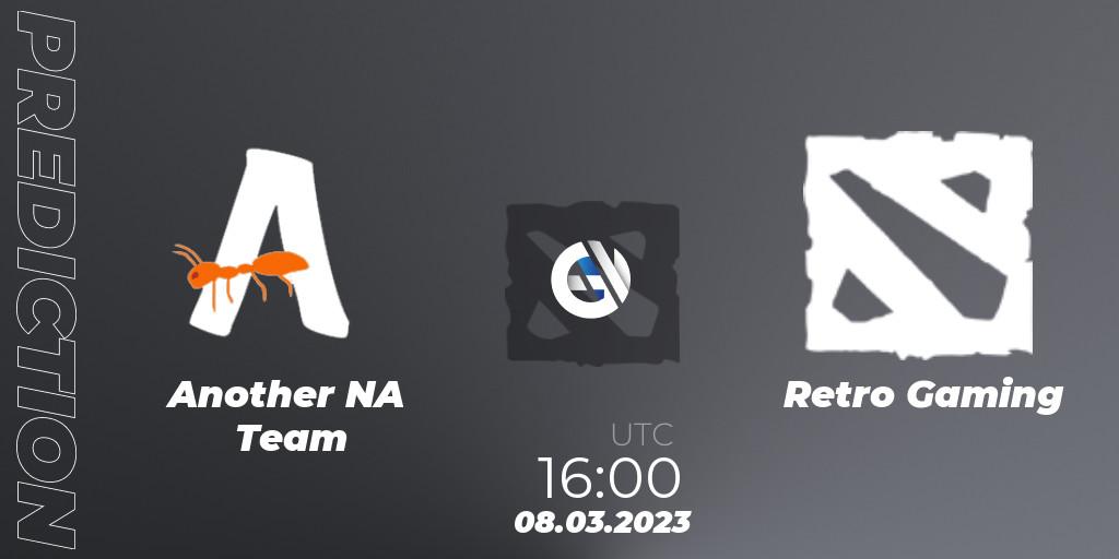 Pronósticos Another NA Team - Retro Gaming. 08.03.2023 at 16:45. TodayPay Invitational Season 4 - Dota 2