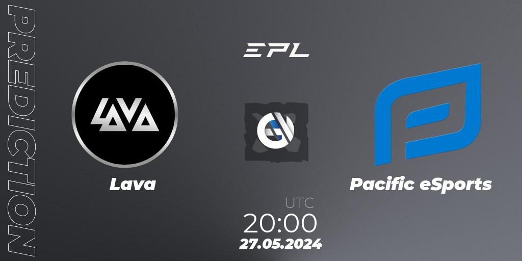 Pronósticos Lava - Pacific eSports. 27.05.2024 at 20:00. EPL World Series: America Season 11 - Dota 2