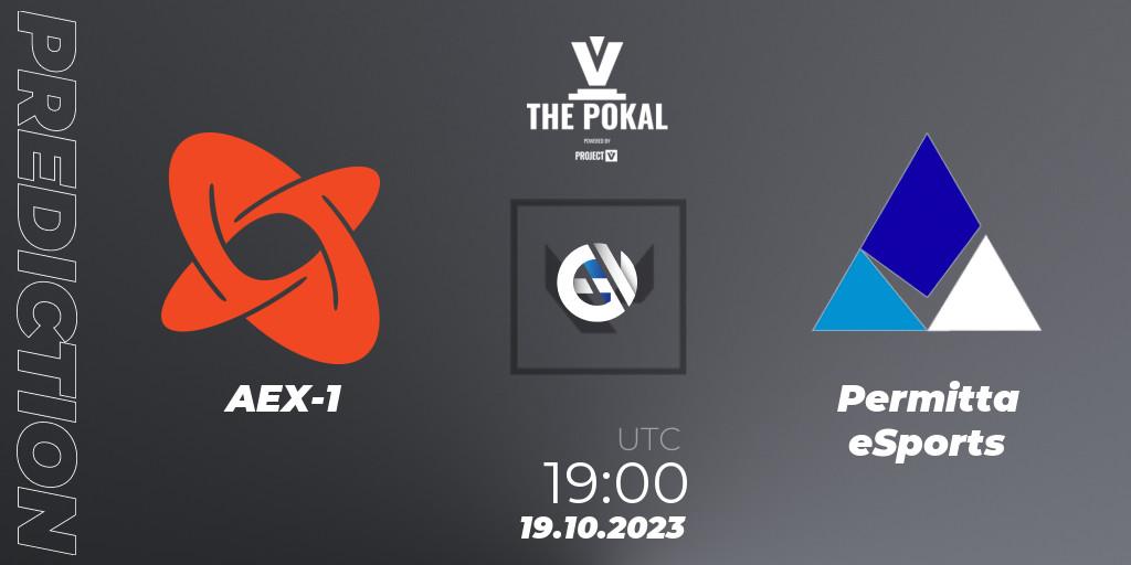 Pronósticos AEX-1 - Permitta eSports. 19.10.23. PROJECT V 2023: THE POKAL - VALORANT