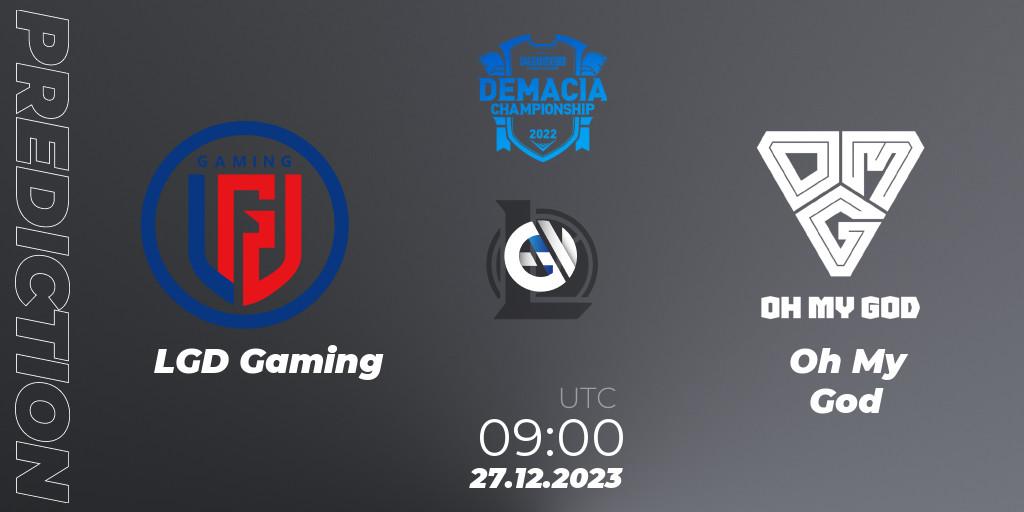 Pronósticos LGD Gaming - Oh My God. 27.12.23. Demacia Cup 2023 Group Stage - LoL