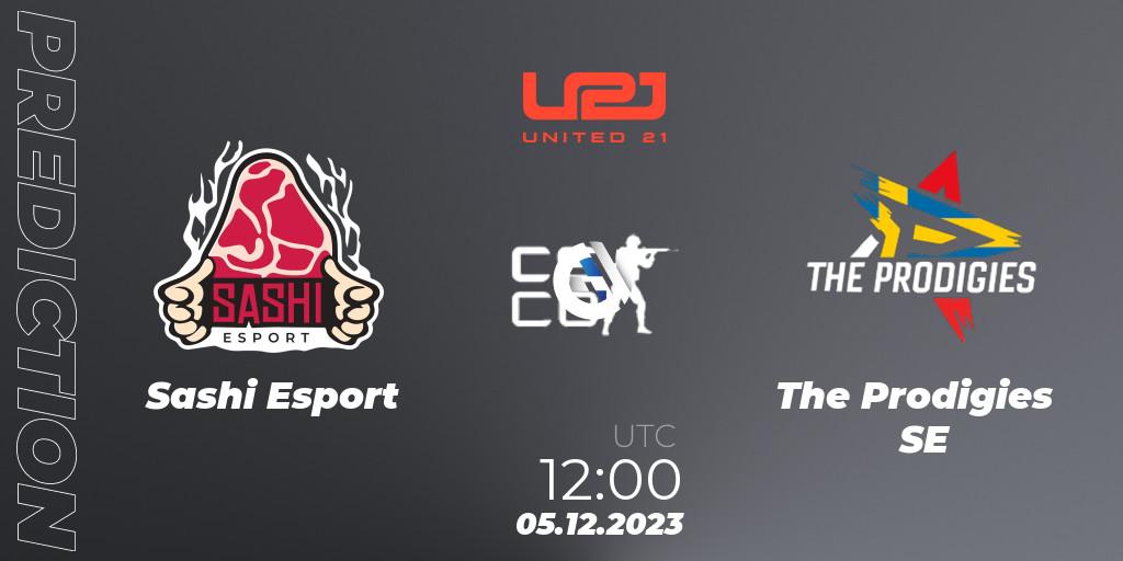Pronósticos Sashi Esport - The Prodigies SE. 05.12.2023 at 12:00. United21 Season 9 - Counter-Strike (CS2)