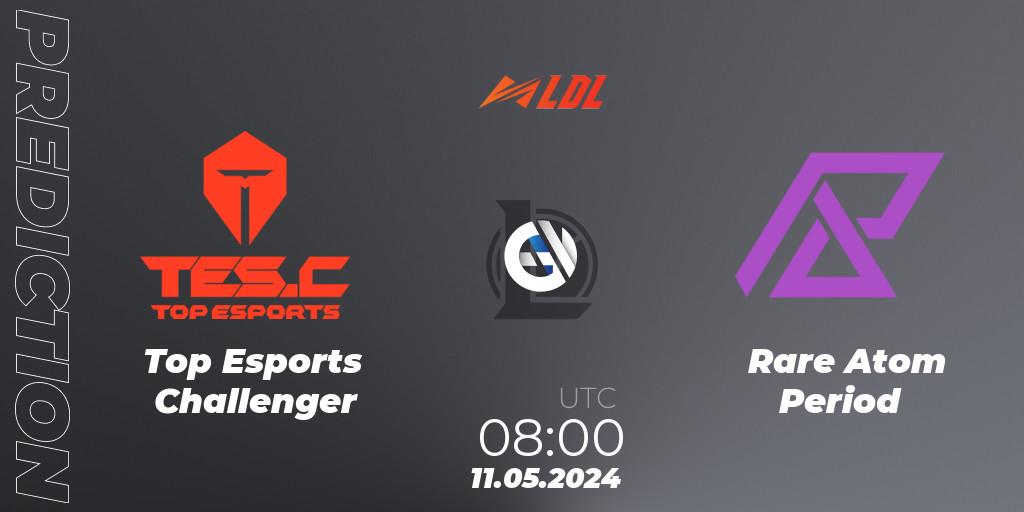 Pronósticos Top Esports Challenger - Rare Atom Period. 11.05.2024 at 08:00. LDL 2024 - Stage 2 - LoL