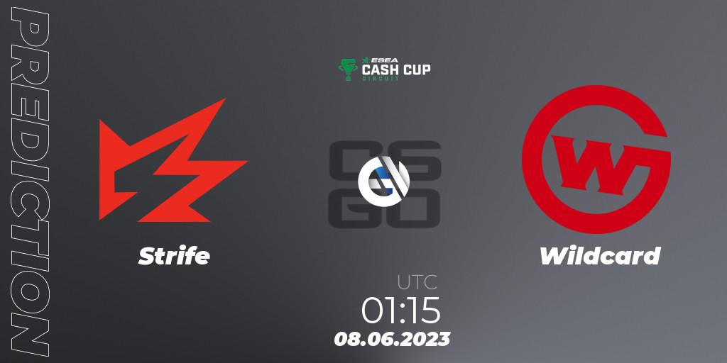Pronósticos Strife - Wildcard. 08.06.23. ESEA Cash Cup Circuit Season 1 Finals - CS2 (CS:GO)
