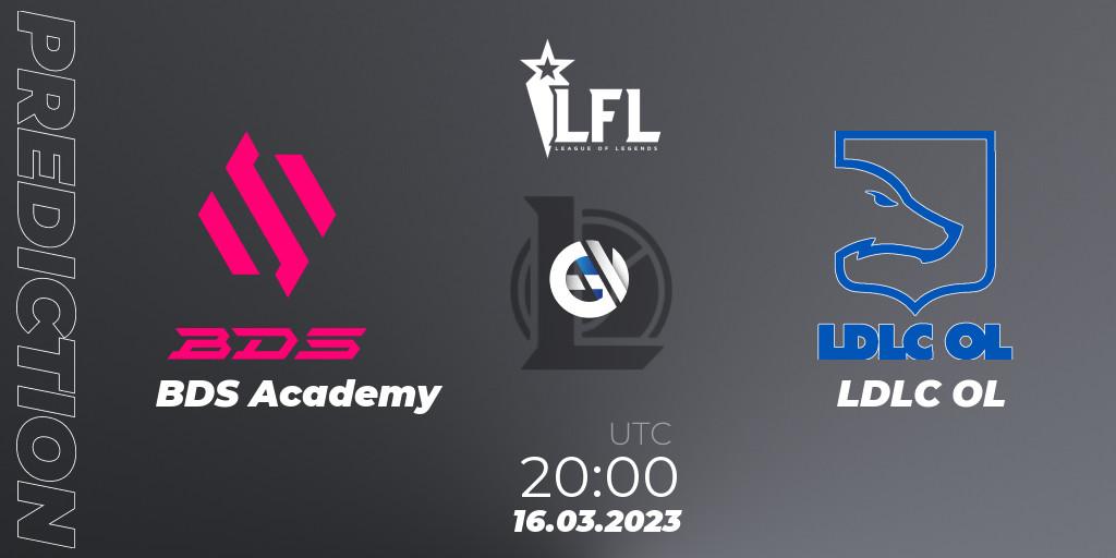 Pronósticos BDS Academy - LDLC OL. 16.03.23. LFL Spring 2023 - Group Stage - LoL