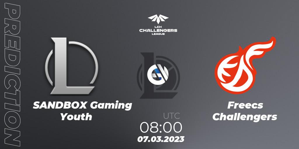 Pronósticos SANDBOX Gaming Youth - Freecs Challengers. 07.03.23. LCK Challengers League 2023 Spring - LoL