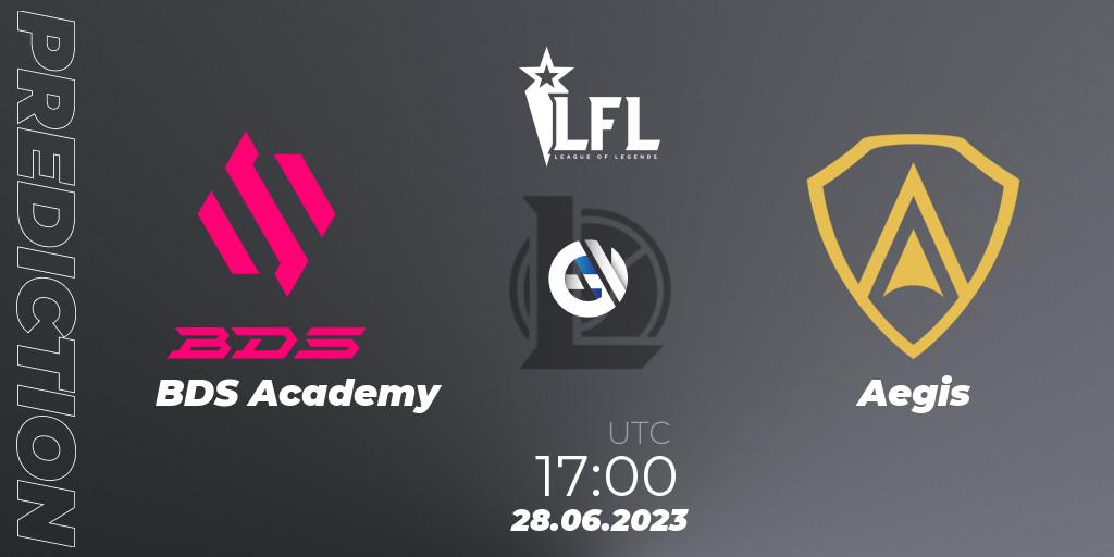 Pronósticos BDS Academy - Aegis. 28.06.23. LFL Summer 2023 - Group Stage - LoL