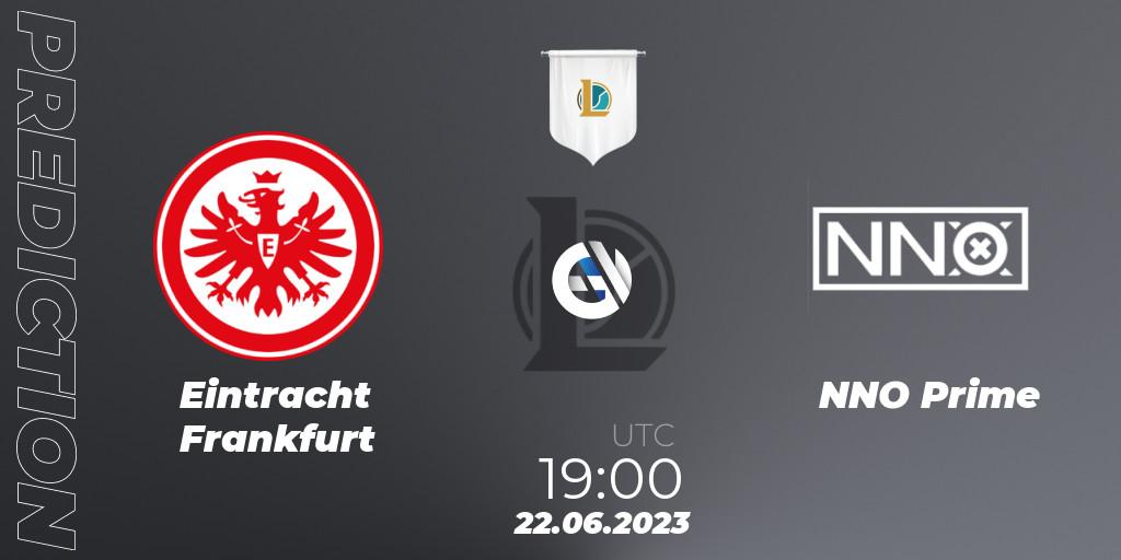 Pronósticos Eintracht Frankfurt - NNO Prime. 22.06.23. Prime League Summer 2023 - Group Stage - LoL