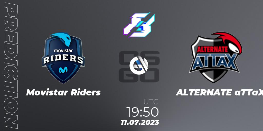 Pronósticos Movistar Riders - ALTERNATE aTTaX. 11.07.23. Gamers8 2023 Europe Open Qualifier 2 - CS2 (CS:GO)