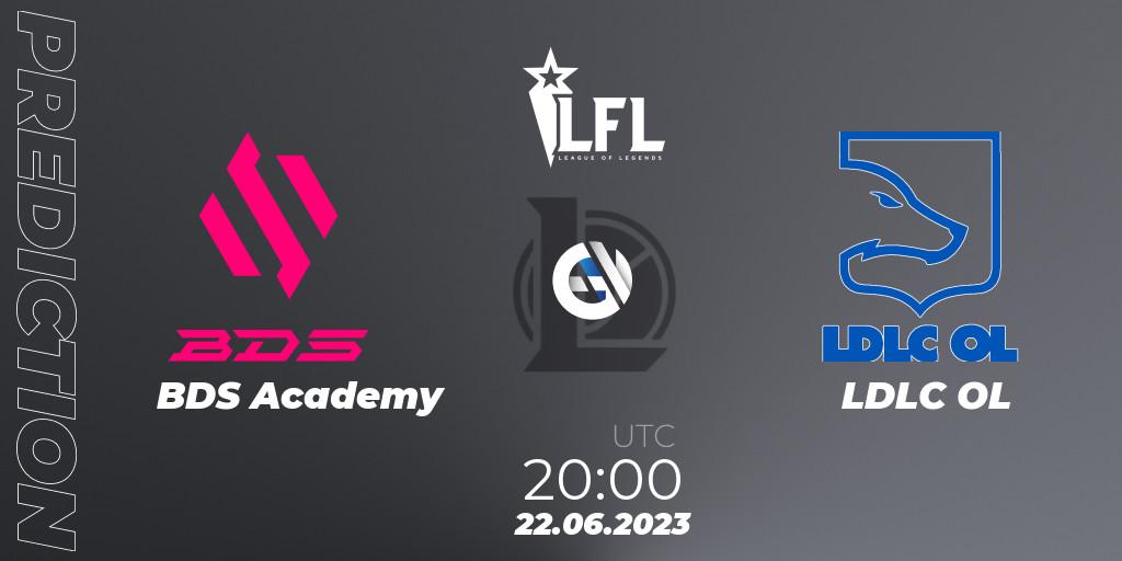 Pronósticos BDS Academy - LDLC OL. 22.06.23. LFL Summer 2023 - Group Stage - LoL