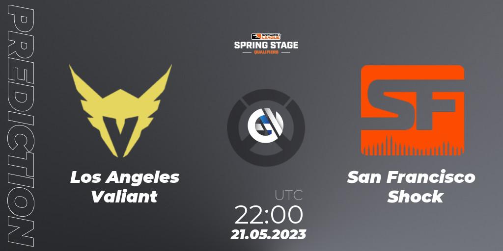 Pronósticos Los Angeles Valiant - San Francisco Shock. 21.05.23. OWL Stage Qualifiers Spring 2023 West - Overwatch