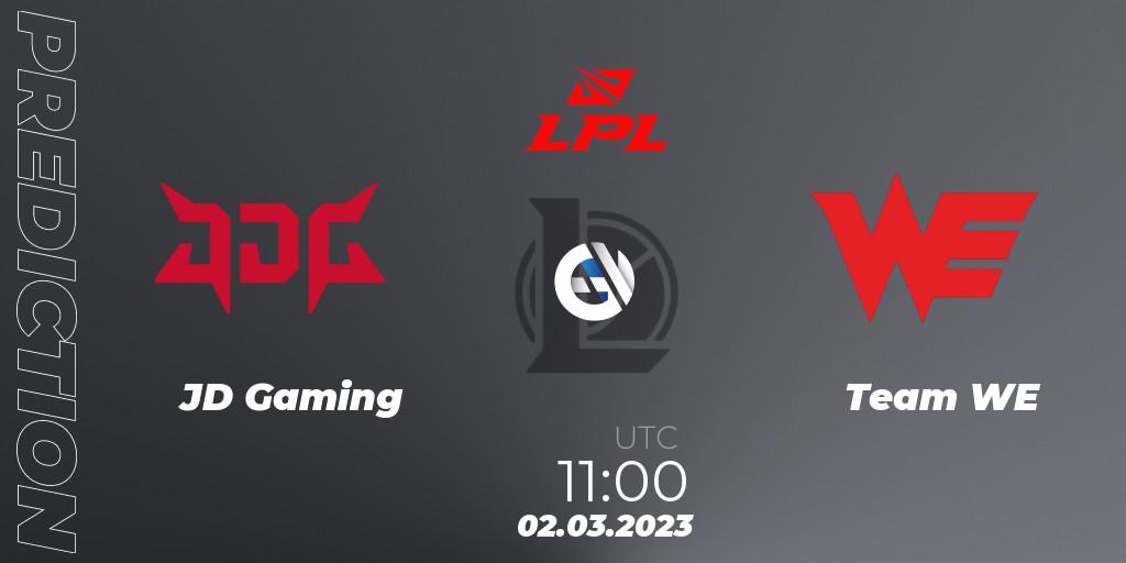 Pronósticos JD Gaming - Team WE. 02.03.2023 at 12:00. LPL Spring 2023 - Group Stage - LoL