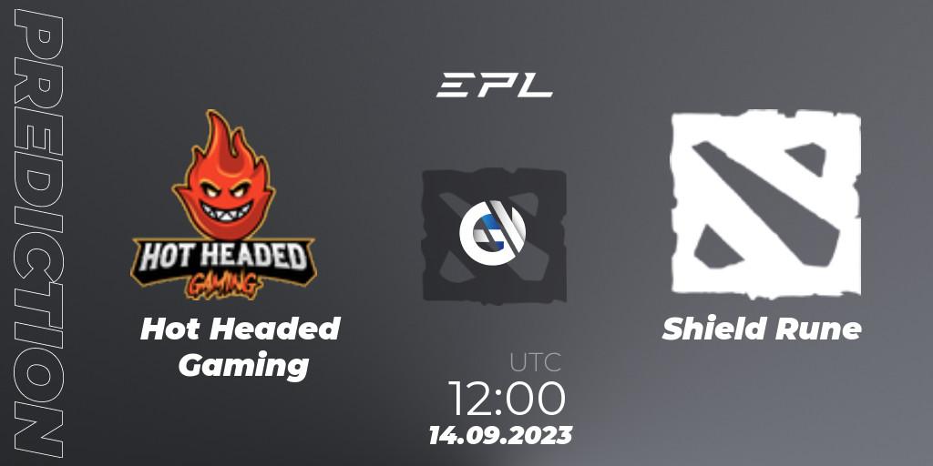 Pronósticos Hot Headed Gaming - Shield Rune. 14.09.23. European Pro League Season 12 - Dota 2