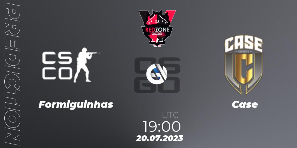 Pronósticos Formiguinhas - Case. 20.07.2023 at 19:00. RedZone PRO League Season 5 - Counter-Strike (CS2)