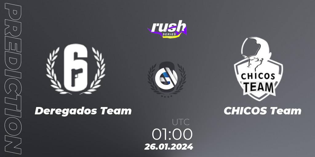 Pronósticos Deregados Team - CHICOS Team. 27.01.24. RUSH SERIES Summer - Rainbow Six
