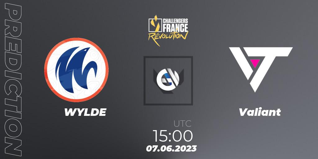 Pronósticos WYLDE - Valiant. 07.06.23. VALORANT Challengers 2023 France: Revolution Split 2 - Playoffs - VALORANT