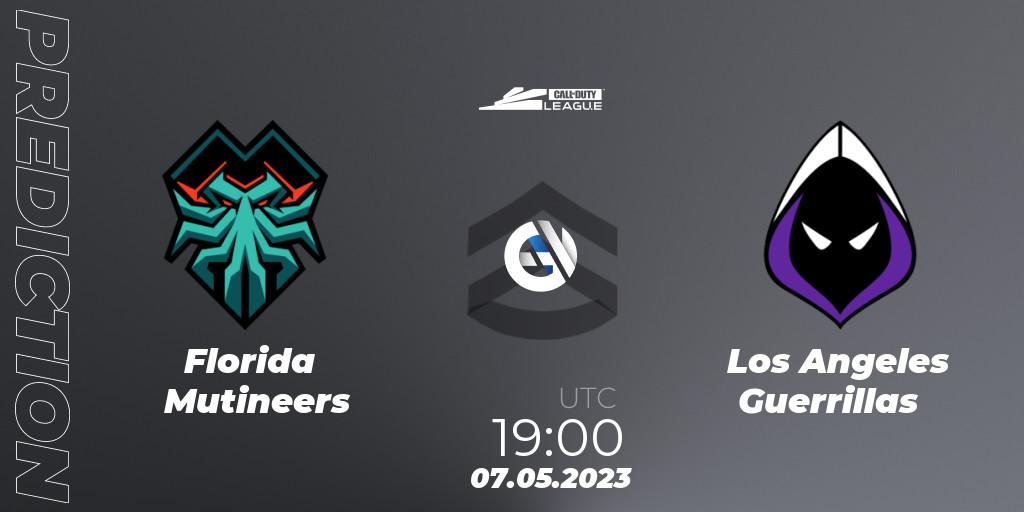 Pronósticos Florida Mutineers - Los Angeles Guerrillas. 07.05.2023 at 19:00. Call of Duty League 2023: Stage 5 Major Qualifiers - Call of Duty