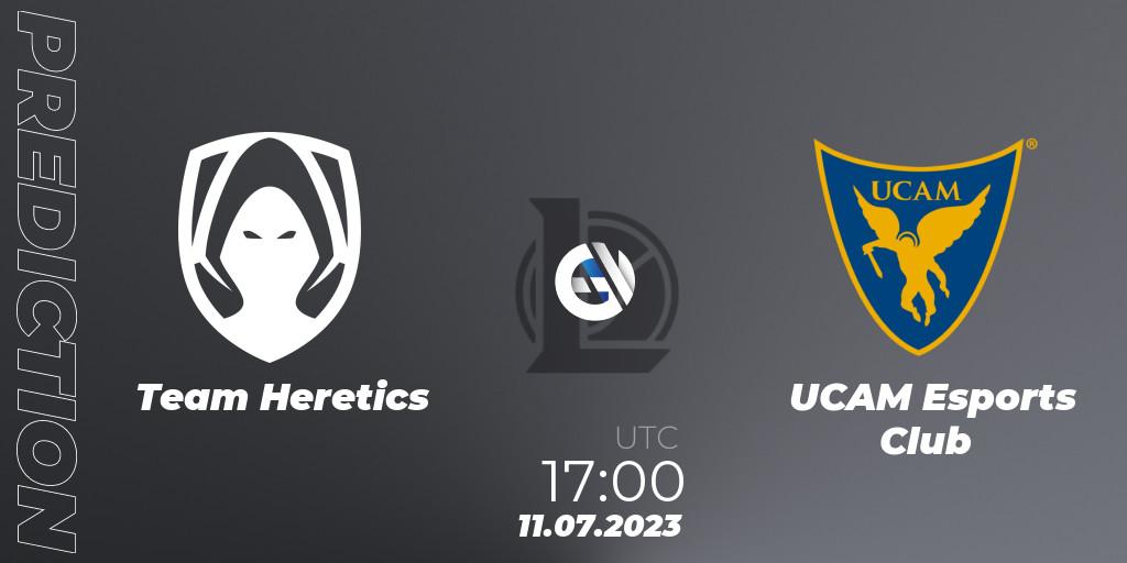 Pronósticos Los Heretics - UCAM Esports Club. 11.07.23. Superliga Summer 2023 - Group Stage - LoL