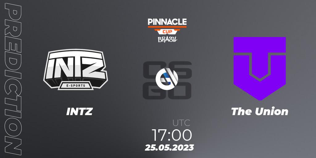 Pronósticos INTZ - The Union. 25.05.2023 at 17:45. Pinnacle Brazil Cup 1 - Counter-Strike (CS2)