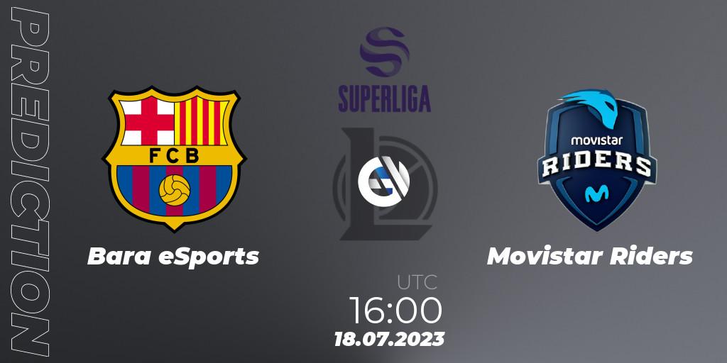 Pronósticos Barça eSports - Movistar Riders. 20.06.2023 at 20:15. Superliga Summer 2023 - Group Stage - LoL