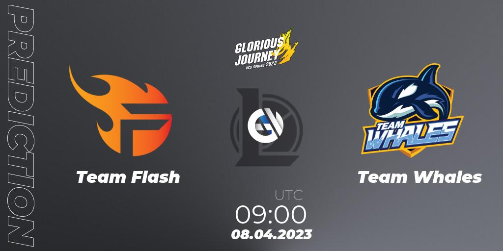 Pronósticos Team Flash - Team Whales. 08.04.2023 at 10:00. VCS Spring 2023 - Group Stage - LoL