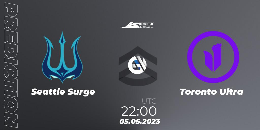 Pronósticos Seattle Surge - Toronto Ultra. 05.05.2023 at 22:00. Call of Duty League 2023: Stage 5 Major Qualifiers - Call of Duty