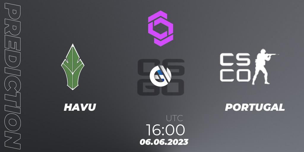 Pronósticos HAVU - PORTUGAL. 06.06.2023 at 16:00. CCT West Europe Series 4 - Counter-Strike (CS2)